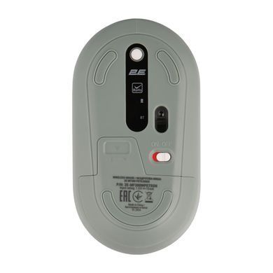 Миша 2E MF300 PETS:DOGS Silent WL BT, зелений (2E-MF300WPETSGN) [104093]