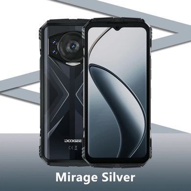 Смартфон Doogee S118 6.58" 8/512ГБ, 2SIM, 10800мА&bull;год, сріблястий (6923740207031) [101265]