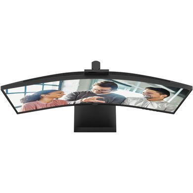 Монітор TFT 34" AOC, WQHD, VA, 120Гц, вигн., 2xHDMI, DP, USB-C, RJ-45, USB-hub,cam,HAS, кол.,чорний (CU34E4CW) [404404]