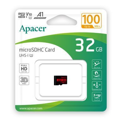 Карта пам`ятi MicroSDHC 32GB UHS-I Class 10 Apacer (AP32GMCSH10UB-RA) [606993]