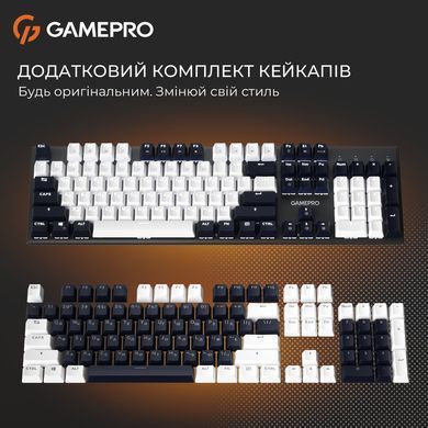 Клавіатура GamePro Genesis Metallic Outemu Red Swithes USB Black (MK144B) [615508]