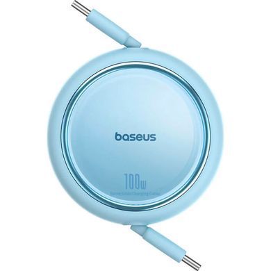 Кабель Baseus Free2Draw Mini Retractable Charging Cable Type-C to Type-C 100W 1m Galaxy Blue (P10364500311-00) [802517]