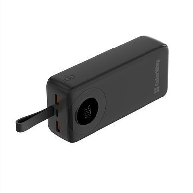 Універсальна мобільна батарея ColorWay EnergyPlus 30000mAh Black (CW-PB300LPB4BK-PDD) [603505]