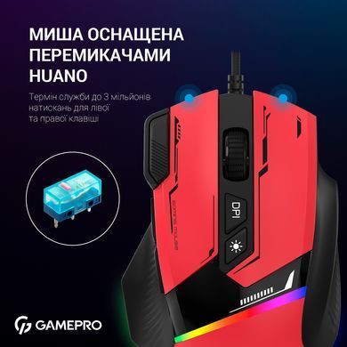 Миша GamePro Red (GM300R) [606723]