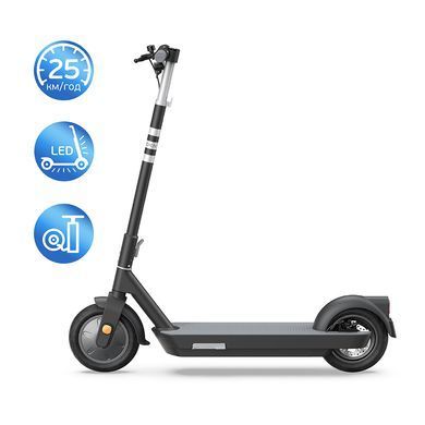 Електросамокат OKAI ES30-NEON PRO Black 10", 350(700)W, 14.7Ah, 80km, 25km\h, 25%, NFC, App, 21kg (ES30-B) [800010]