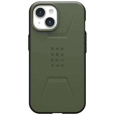 Чохол-накладка Urban Armor Gear Civilian Magsafe для Apple iPhone 15 Olive (114287117272) [602148]