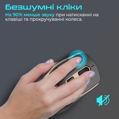 Миша бездротова Promate Samit Gold (samit.gold) [610999]