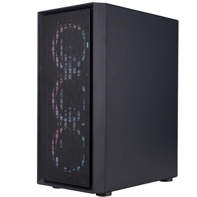 Корпус 1stPlayer Black без БЖ (Go6-BK-4FS7) [608815]