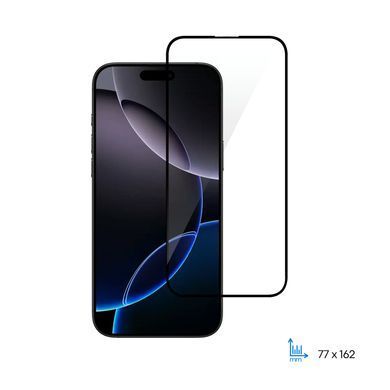 Захисне скло 2E для Apple iPhone 16 Pro Max(6.9), 2.5D FCFG, (1 Pack), чорна рамка (2E-IP-16PM-6.9-SMFCFG-BB) [103140]