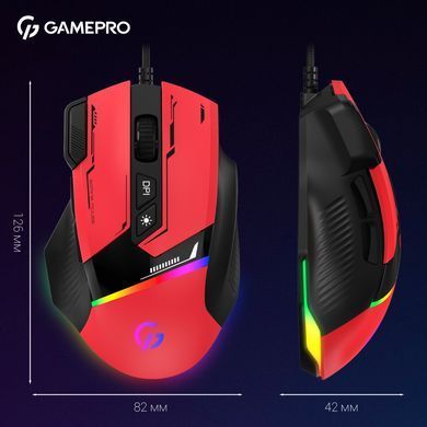 Миша GamePro Red (GM300R) [606723]