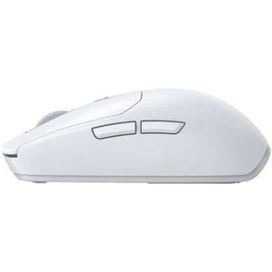 Мишка ігрова UGREEN 2.4GHz MU103, бездротова + Bluetooth, 5000dpi., 6кн., Біла (15629) [401306]
