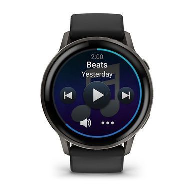 Смарт-годинник Garmin Venu 4 45mm Black with Black Silicone (010-03014-40) [619284]