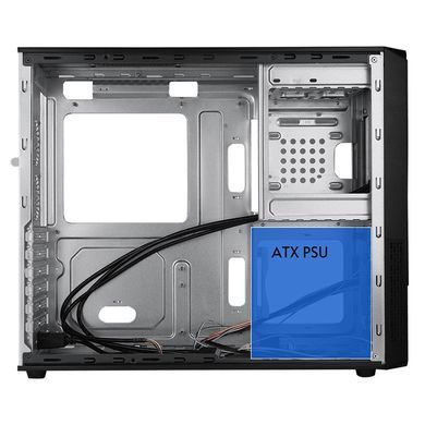 Корпус Chieftec UNI, без БЖ, ATX, Black (UC-03B-OP) [402935]