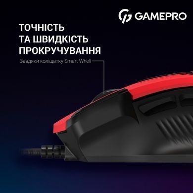 Миша GamePro Red (GM300R) [606723]