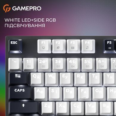 Клавіатура GamePro Genesis Metallic Outemu Red Swithes USB Black (MK144B) [615508]