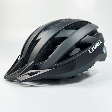 Захисний шолом Livall MT1 NEO (L) Black (58-62см), акустика, мікрофон, сигнали поворотів та стопів, додаток, пульт BR80, Bluetooth (LIV-T0MT1N-5343) [800033]