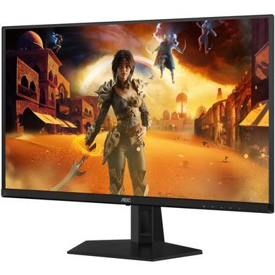 Монітор TFT 26.5" AOC, QD-OLED, 240Hz, 0,03ms, HDMI, DP, USB-hub, чорно-червоний (Q27G41ZDF) [404892]