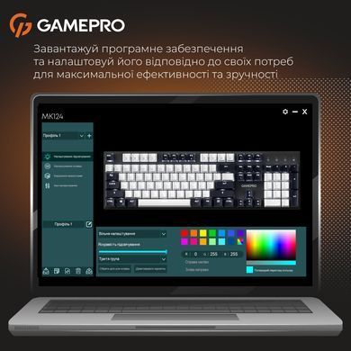 Клавіатура GamePro Genesis Metallic Outemu Red Swithes USB Black (MK144B) [615508]
