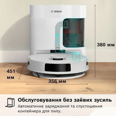 Робот-пилосос Bosch Spotless+ (BCRD1W) [621653]