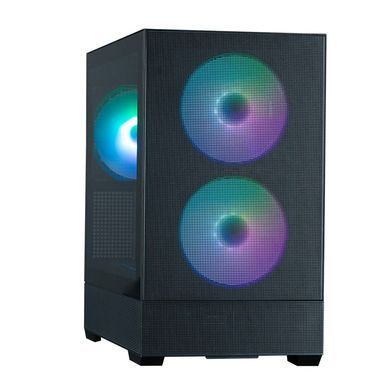 Корпус Zalman P30 Air без БЖ, 1xUSB3.0, 1xUSBType-C, 3x140мм ARGB, VGA 392мм, LCS ready, TG Side Panel, mATX, чорний (P30AIRBLACK) [111329]