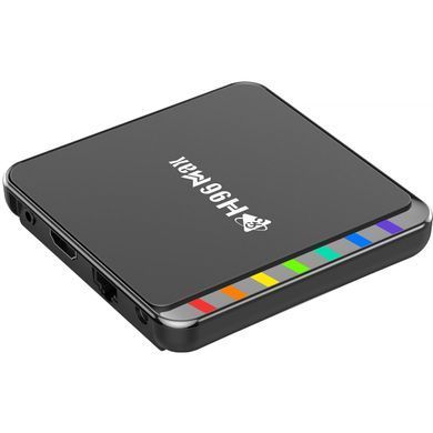 TV Медіаплеєр H96 MAX W2 2/16Gb/ Amlogic S905W2/ Android 11/ WiFi 2.4G+5G/BT:5.0/ LAN:100M/ чорний (W2_2GB/16GB) [404868]