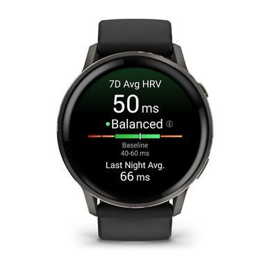Смарт-годинник Garmin Venu 4 45mm Black with Black Silicone (010-03014-40) [619284]