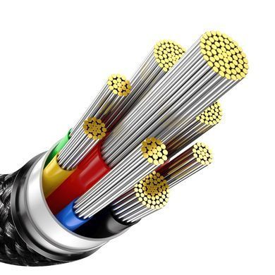 Кабель Baseus Tungsten Gold Fast Charging Data Cable Type-C to Type-C 240W 3m Black (CAWJ040201) [806507]
