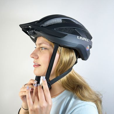 Захисний шолом Livall MT1 NEO (L) Black (58-62см), акустика, мікрофон, сигнали поворотів та стопів, додаток, пульт BR80, Bluetooth (LIV-T0MT1N-5343) [800033]