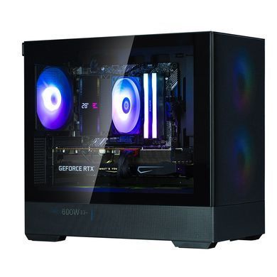 Корпус Zalman P30 Air без БЖ, 1xUSB3.0, 1xUSBType-C, 3x140мм ARGB, VGA 392мм, LCS ready, TG Side Panel, mATX, чорний (P30AIRBLACK) [111329]