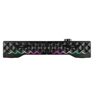 Акустична система 2E PCS232 RGB, Soundbar, 2.0, USB, Black (2E-PCS232BK) [114009]