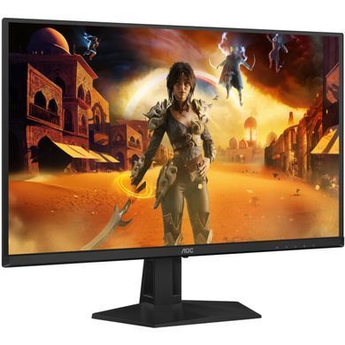 Монітор TFT 26.5" AOC, QD-OLED, 240Hz, 0,03ms, HDMI, DP, USB-hub, чорно-червоний (Q27G41ZDF) [404892]