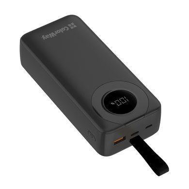 Універсальна мобільна батарея ColorWay EnergyPlus 30000mAh Black (CW-PB300LPB4BK-PDD) [603505]