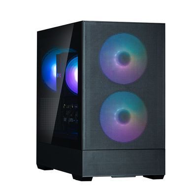 Корпус Zalman P30 Air без БЖ, 1xUSB3.0, 1xUSBType-C, 3x140мм ARGB, VGA 392мм, LCS ready, TG Side Panel, mATX, чорний (P30AIRBLACK) [111329]