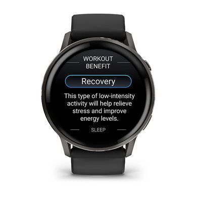 Смарт-годинник Garmin Venu 4 45mm Black with Black Silicone (010-03014-40) [619284]