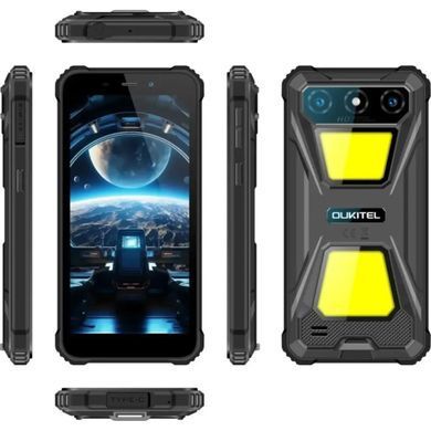 Смартфон Oukitel G5 6" HD+ /4GB/256GB T310 /6300mAh /Ліхтар/13+5Мп/ IP69K/Black (G5_256_BK) [405091]