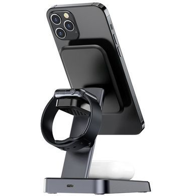 Зарядний пристрій Wireless QI 3in1 18W E3 Acefast (6974316280903) [402167]