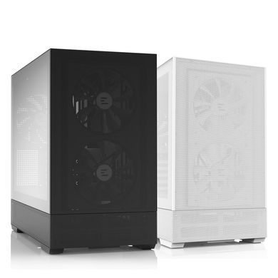 Корпус Zalman P30 Air без БЖ, 1xUSB3.0, 1xUSBType-C, 3x140мм ARGB, VGA 392мм, LCS ready, TG Side Panel, mATX, чорний (P30AIRBLACK) [111329]