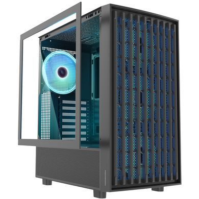 Корпус Modecom BREEZE BLACK USB 3.0x2 USB-Cx1 ARGB 4x140mm fans без БЖ ATX (AT-BREEZE-MG-ARGB-10-0000) [403258]