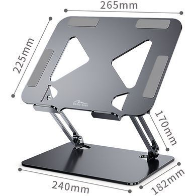 Підставка для ноутбука Laptop Stand 10-17" Aluminum Alloy Media-Tech (MT2661) [402582]