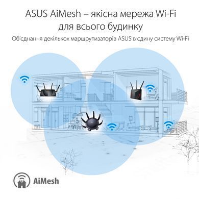 Маршрутизатор ASUS RT-AX89X AX6000, 8xGE LAN, 1xGE WAN, 1x10GE, 1xSFP+, 2xUSB3.1, MESH (90IG04J1-BM3010) [104361]