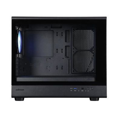Корпус Zalman M5 без БЖ, 1xUSB3.0, 1xUSB2.0, 1x Type C, 4x120мм ARGB, VGA 410мм, LCS ready, TG Side Panel, mATX, чорний (M5BLACK) [109657]