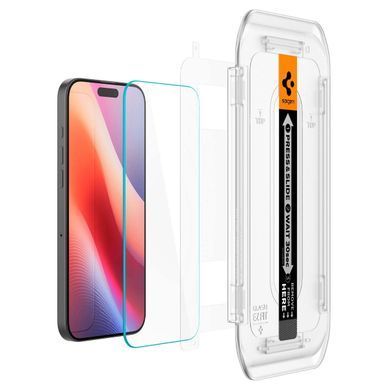 Скло Spigen для iPhone 17 Pro Max, Glas.tR EZ Fit, (2 Pack) (AGL07907) [111224]