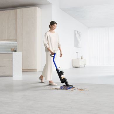 Пилосос Dyson безпровідний WR01 WashG1, 95Вт, конт пил -1л, автон. робота до 35хв, вологе прибирання, чорно-синій (486236-01) [12447]