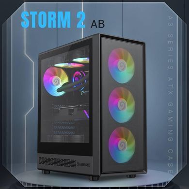 Корпус для комп'ютера ATX W/O PSU GAMEMAX (STORM 2 AB) [503703]