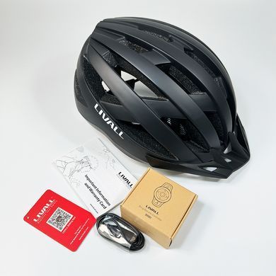 Захисний шолом Livall MT1 NEO (L) Black (58-62см), акустика, мікрофон, сигнали поворотів та стопів, додаток, пульт BR80, Bluetooth (LIV-T0MT1N-5343) [800033]