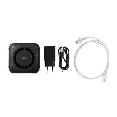 Мобільний маршрутизатор 2E PowerLink (MiFi-5 2025) N150, LTE, Wi-Fi4, 1xFE LAN, 1xType-C, 4000мА&bull;год чорний (794300866700) [112909]