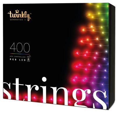 Гірлянда Smart LED Twinkly Strings RGB 400 (TWS400STP-BEU)