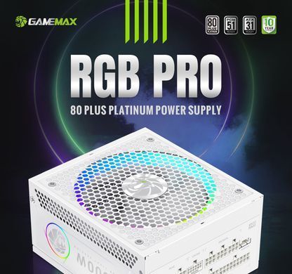 Блок живлення GAMEMAX (RGB PRO 1300P WH) [304294]
