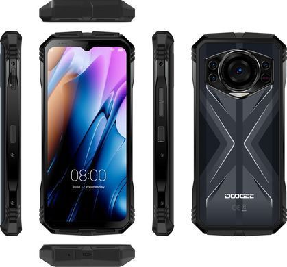 Смартфон Doogee S118 6.58" 8/512ГБ, 2SIM, 10800мА&bull;год, сріблястий (6923740207031) [101265]