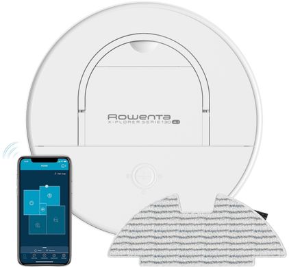 Робот-пилосос Rowenta миючий X-Plorer S130AI Animal & Allergy (RR9077WH)